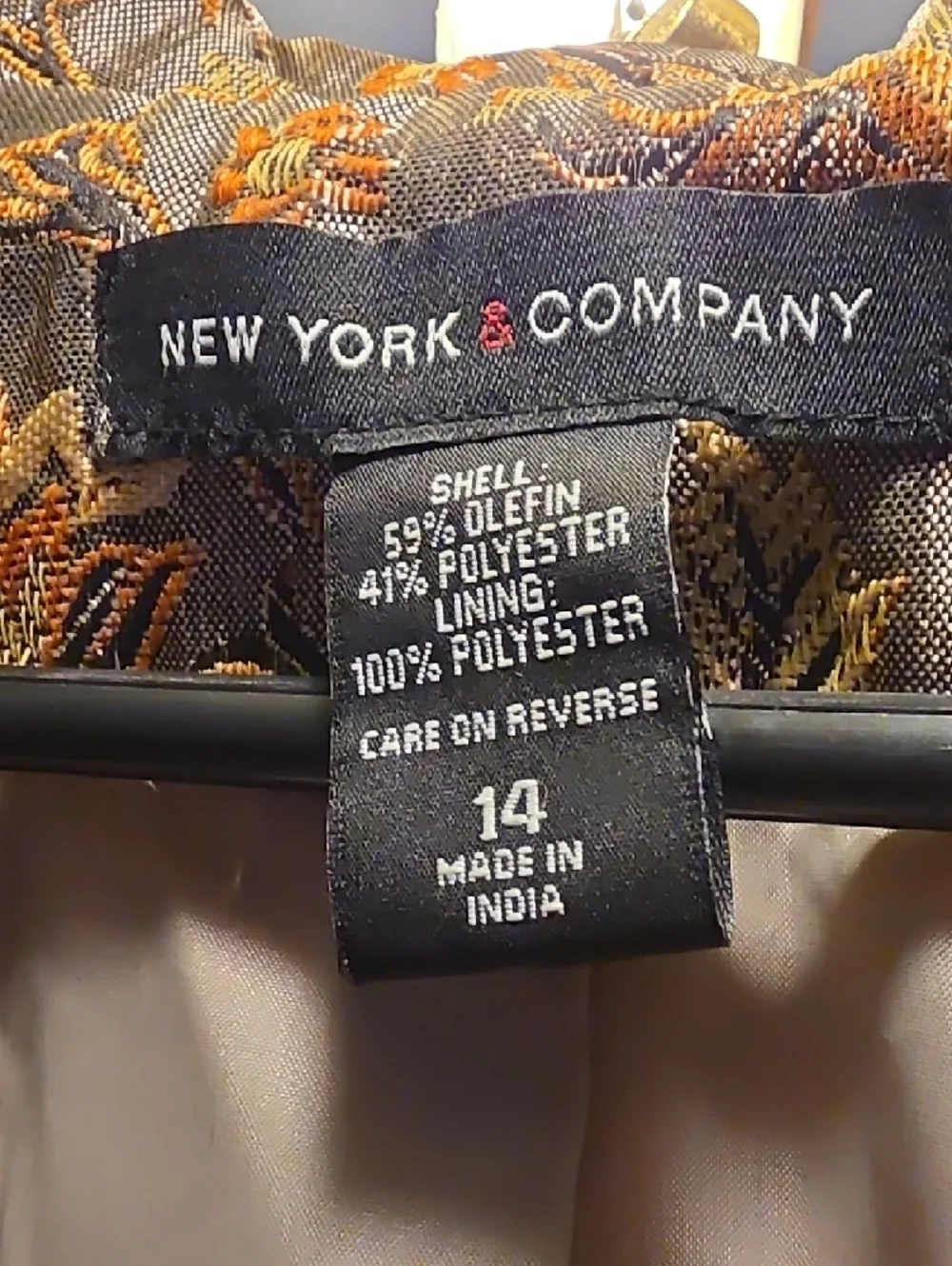 New York & Company Black Label with Multicolor Jacquard Detail - Picture 10 of 15